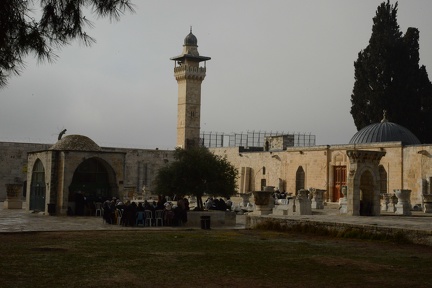 West of the Al-Aqsa Mosque